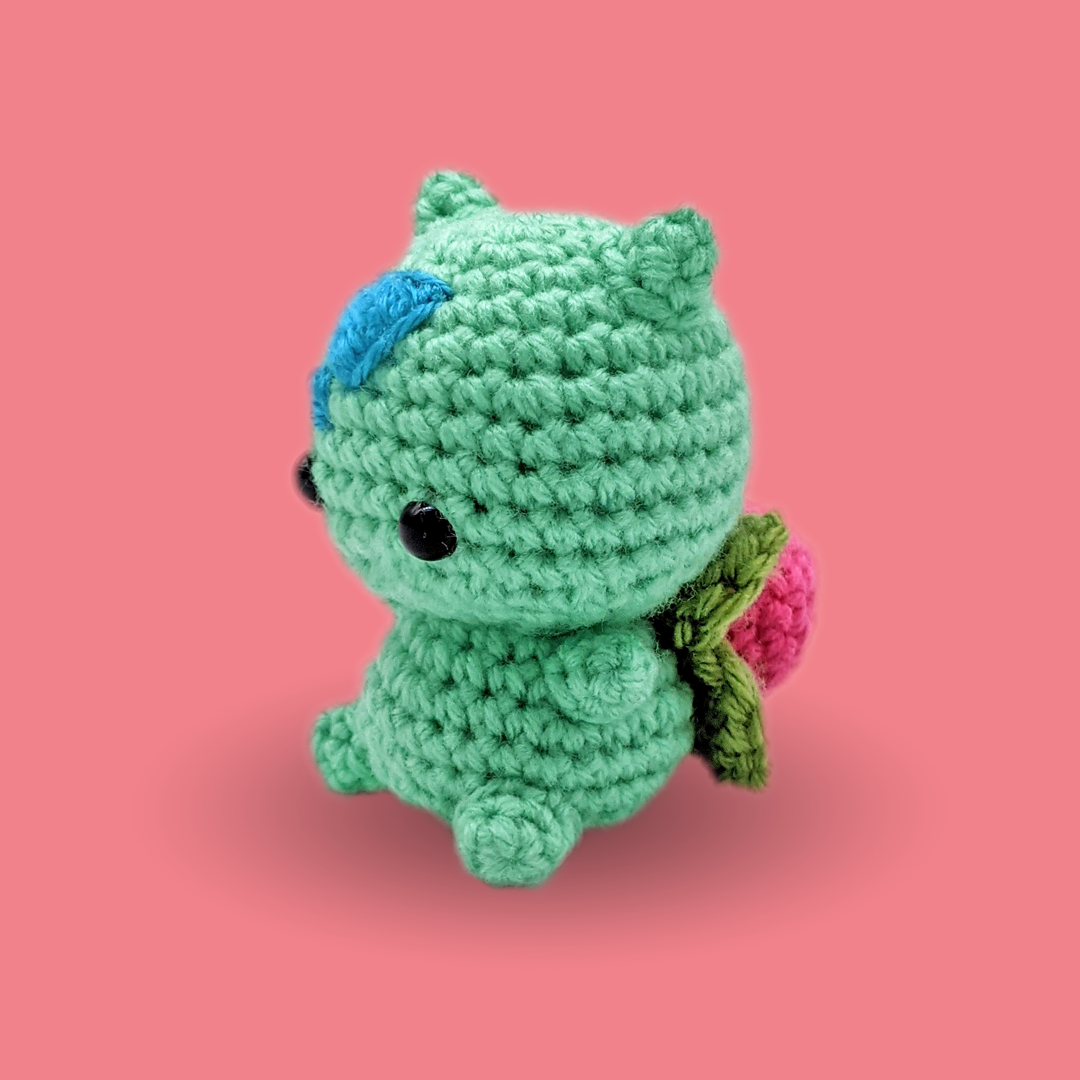 002: Ivysaur – Crochet Creatives LLC